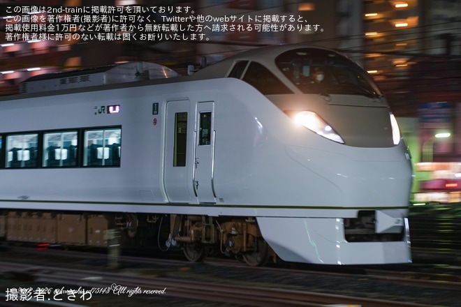 【JR東】E657系カツK1編成がいわき駅イベントに伴い回送（3枚目）