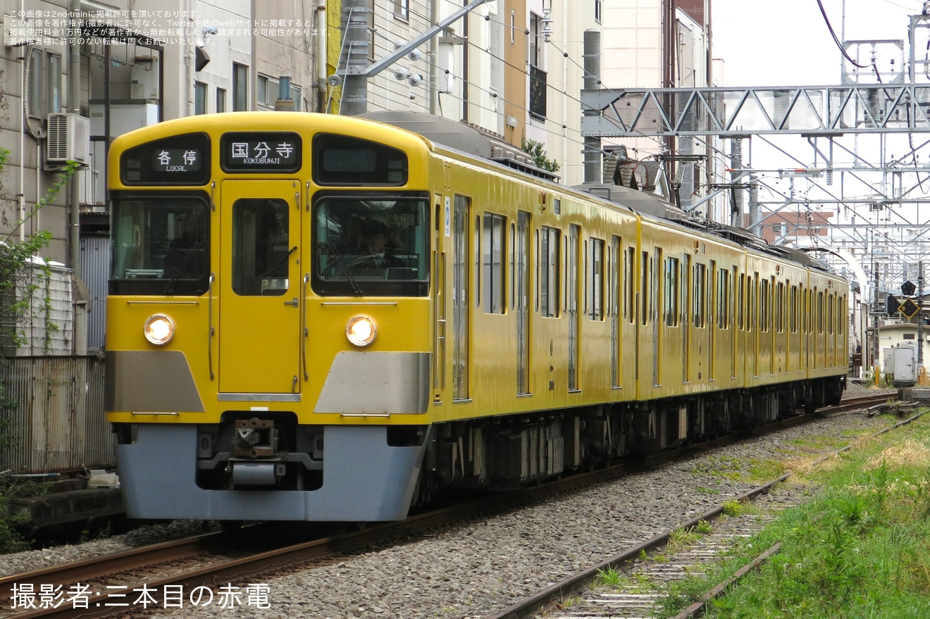 【西武】9105Fの運用離脱により2535Fが多摩湖線を代走の拡大写真
