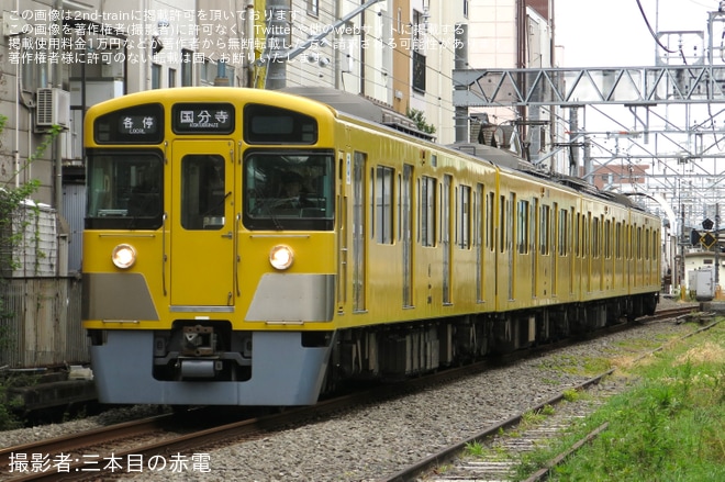 【西武】9105Fの運用離脱により2535Fが多摩湖線を代走を不明で撮影した写真