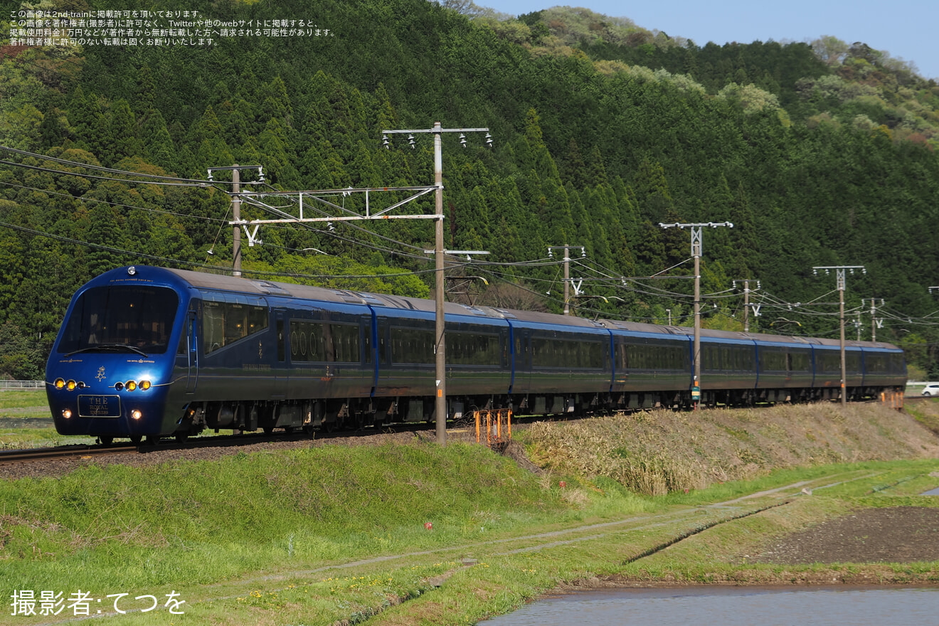 【JR海】「THE ROYAL EXPRESS ～東海道・富士クルーズトレイン―碧く煌めく琵琶湖の旅～」の拡大写真