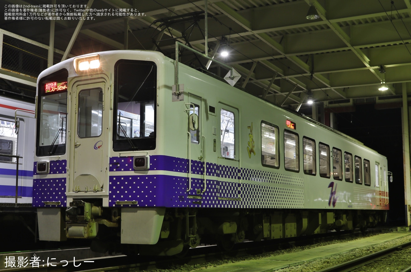 【北越】六日町運輸指令区検修構内で夜間撮影会が開催の拡大写真