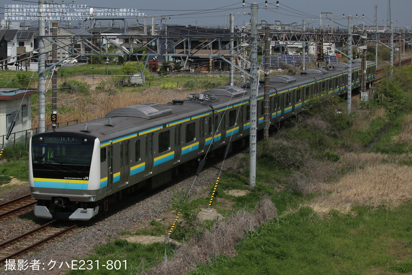 【JR東】E233系0番台マリC3編成内房線試運転の拡大写真