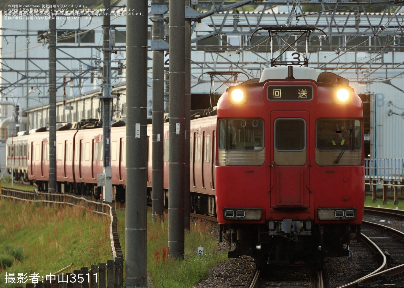 【名鉄】200系215F舞木検査場入場回送(202604)の拡大写真