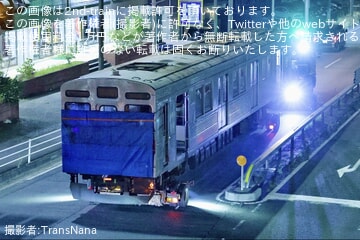 【東急】8500系デハ8522号車長津田車両工場から陸送