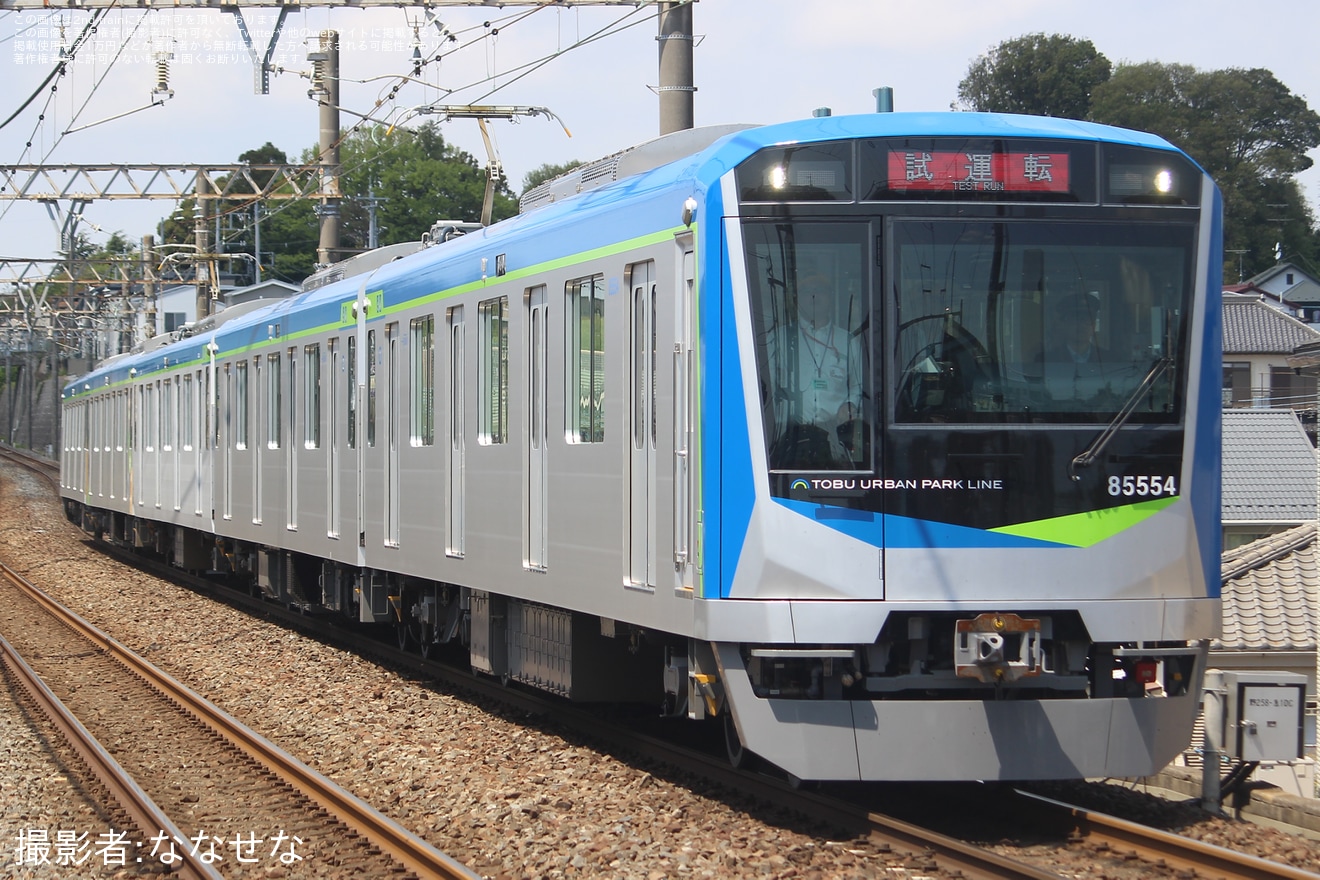 【東武】80050型81554F 設備確認試運転の拡大写真