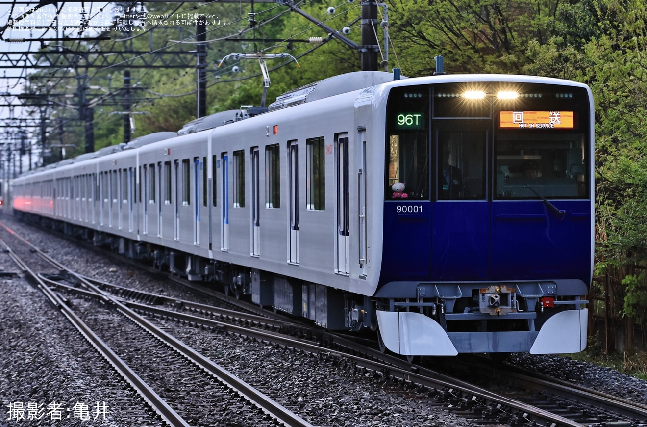 【東武】90000系91001Fが新木場から返却回送の拡大写真