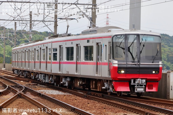 【名鉄】3300系3302F舞木検査場出場試運転 （1枚目）