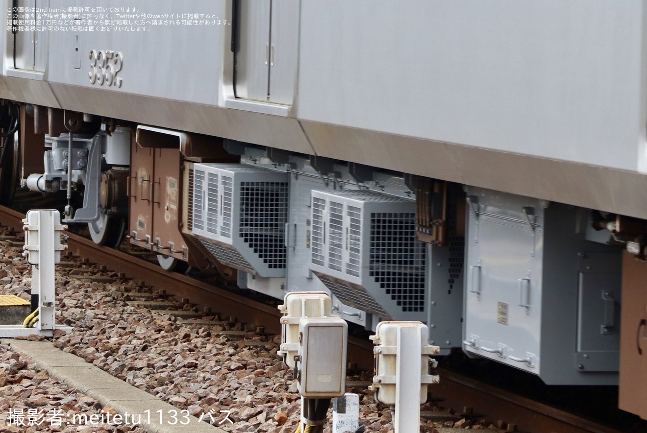 【名鉄】3300系3302F舞木検査場出場試運転 の拡大写真