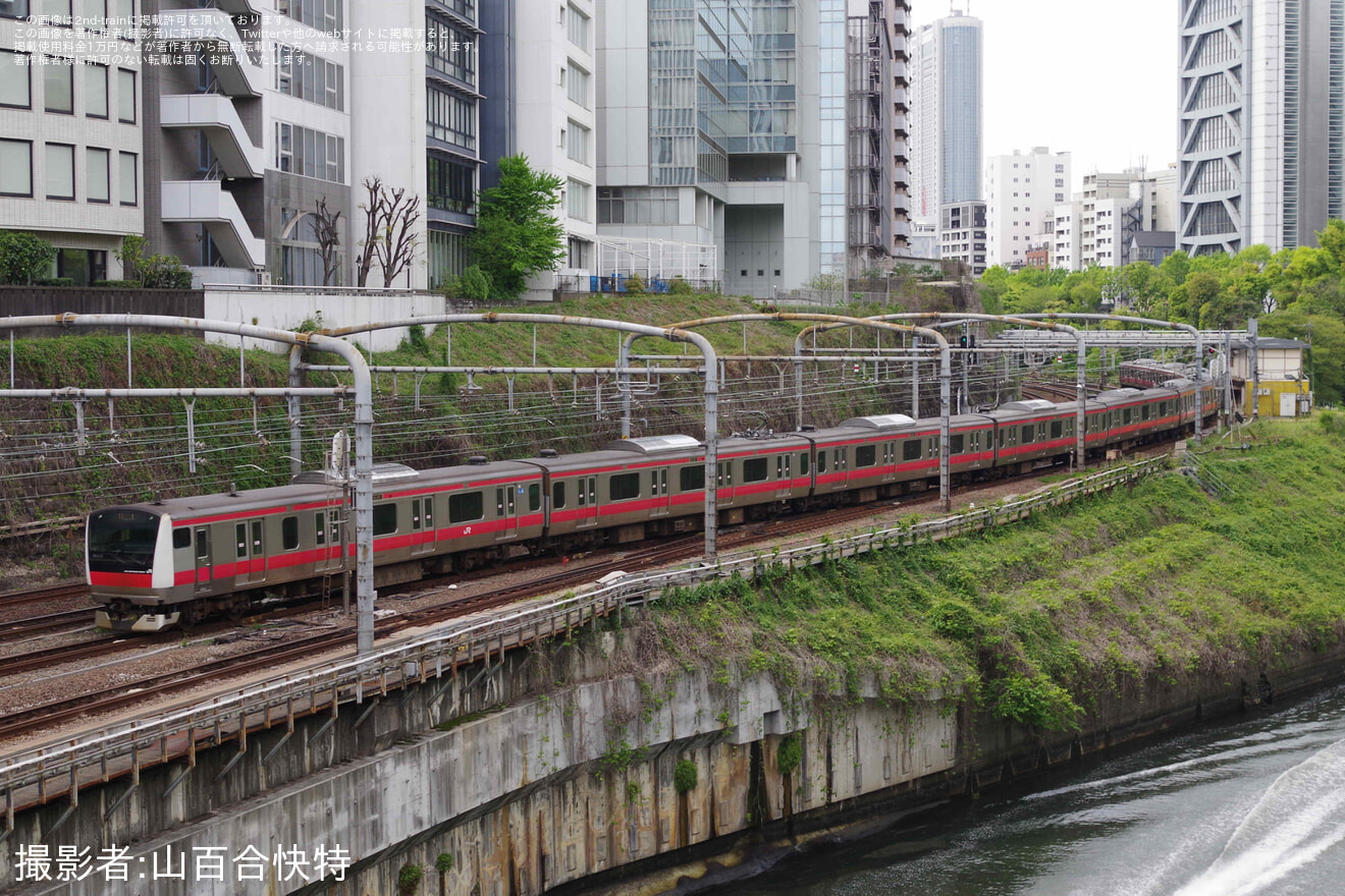 【JR東】E233系ケヨ513編成東京総合車両センター出場回送(202604)の拡大写真