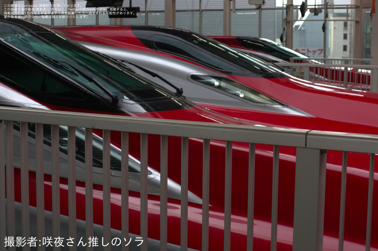 【JR東】E6系Z12編成新幹線総合車両センター出場試運転の拡大写真