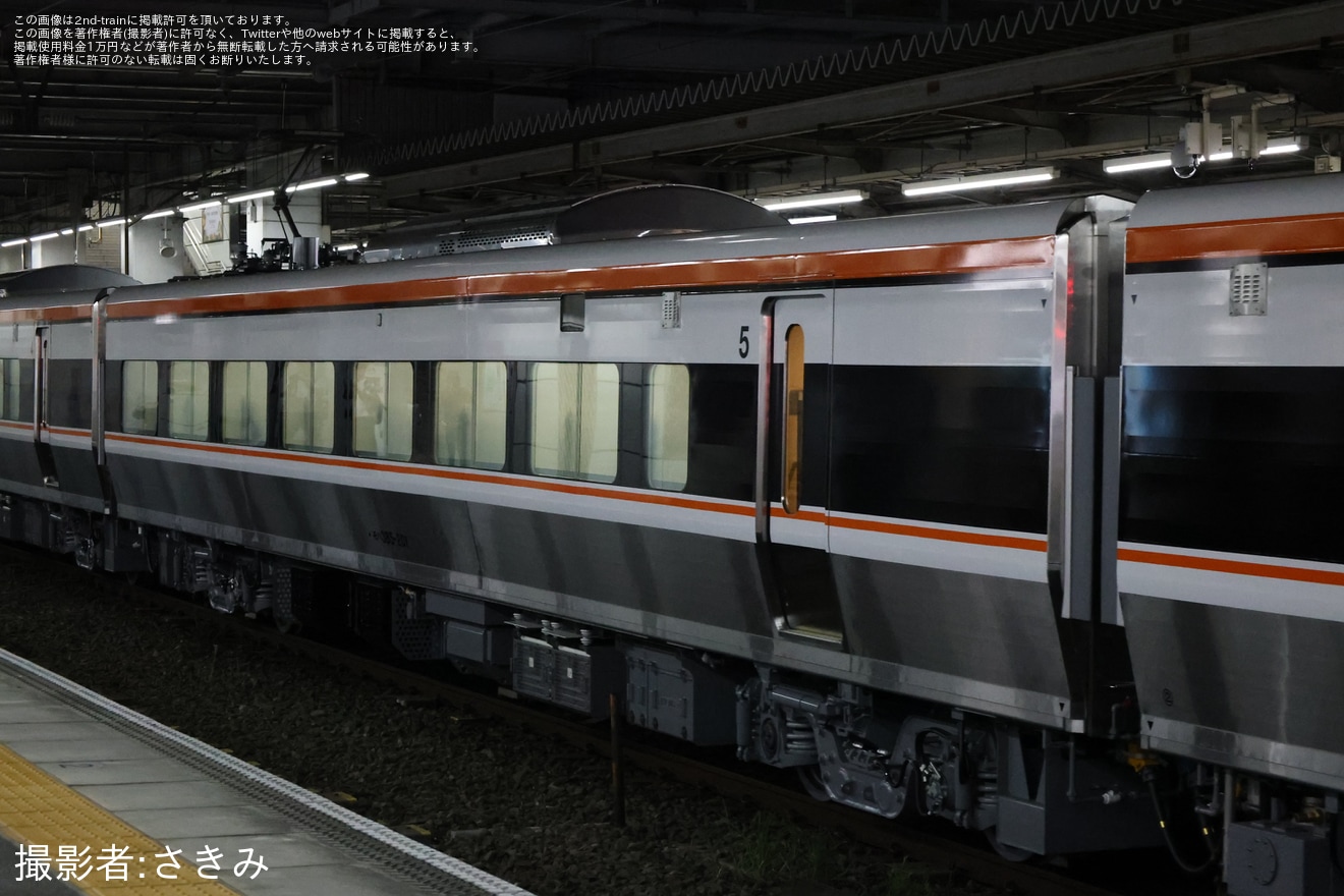 【JR海】385系E1編成が日本車両出場公式試運転の拡大写真