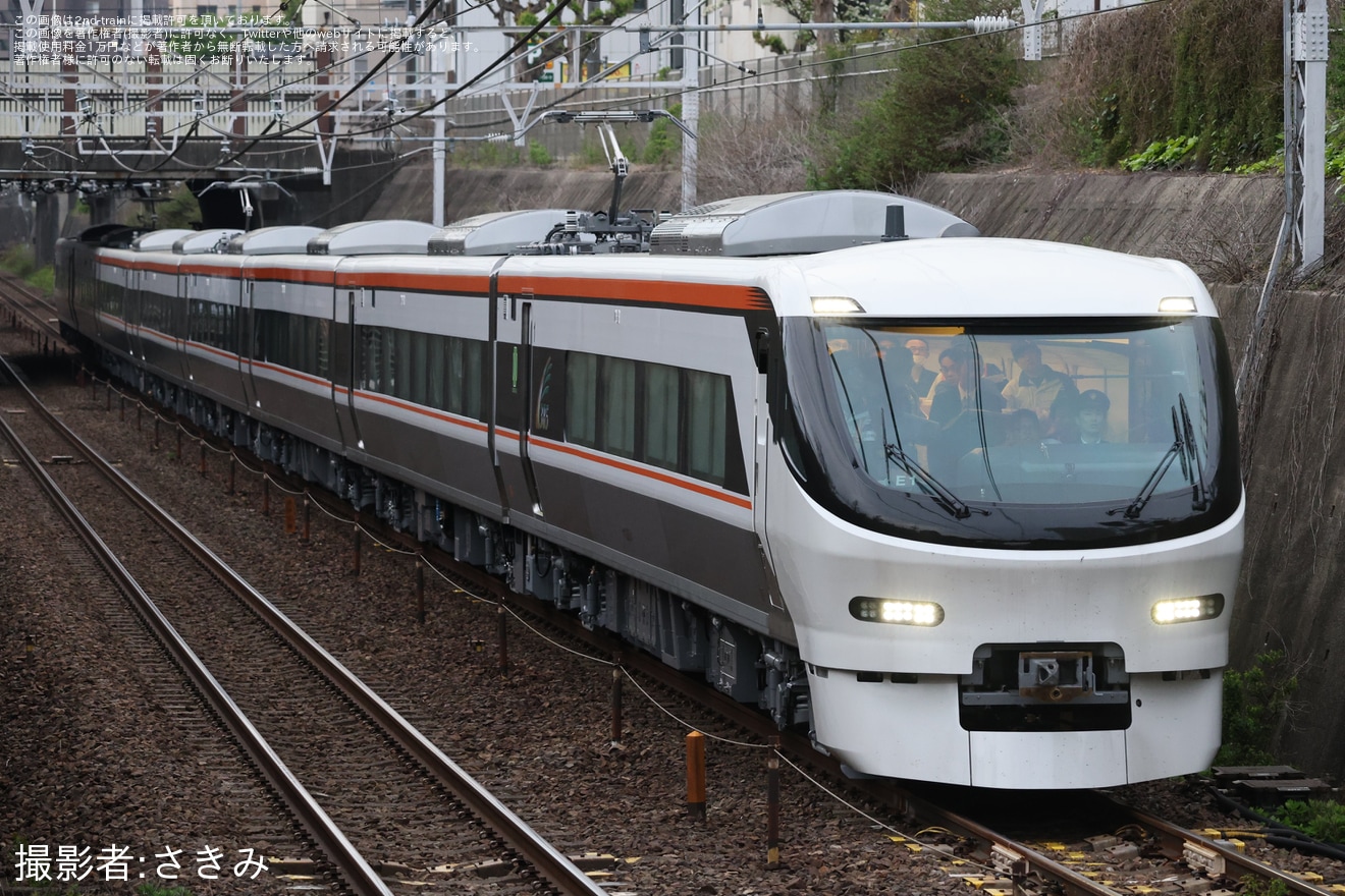 【JR海】385系E1編成が日本車両出場公式試運転の拡大写真