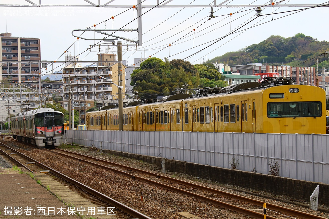 【JR西】227系L01編成下関総合車両所本所入場回送の拡大写真