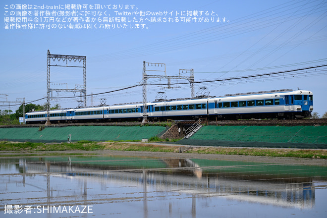 【近鉄】15200系PN10+PN08+PN09を使用した団体臨時列車が運転 - 櫛田～漕代間にて撮影