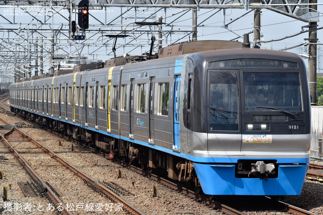 【北総】臨時特急「ほくそう春まつり号」運転(2026)の拡大写真