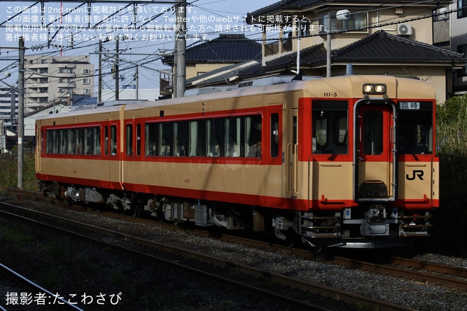 【JR東】臨時快速「東北風土マラソン号」を運行を不明で撮影した写真
