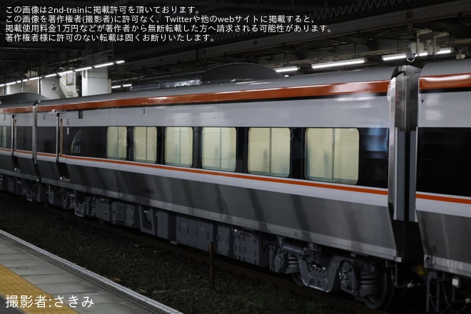【JR海】385系E1編成が日本車両出場公式試運転を不明で撮影した写真