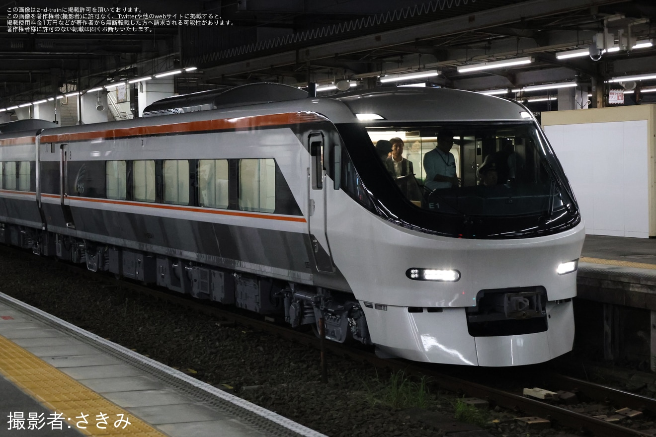 【JR海】385系E1編成が日本車両出場公式試運転の拡大写真