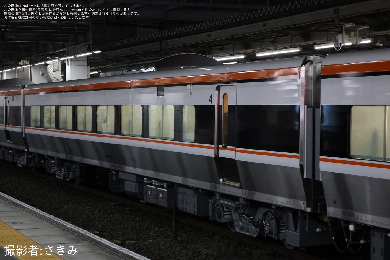 【JR海】385系E1編成が日本車両出場公式試運転の拡大写真
