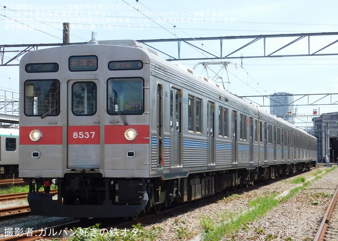 【東急】「8500系8637編成構内乗車・撮影会」開催を不明で撮影した写真