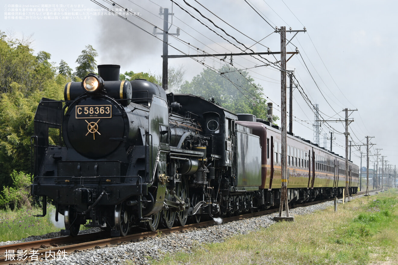 【秩鉄】SLパレオエクスプレス 乗務員訓練の拡大写真