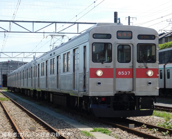 【東急】「8500系8637編成構内乗車・撮影会」開催を不明で撮影した写真