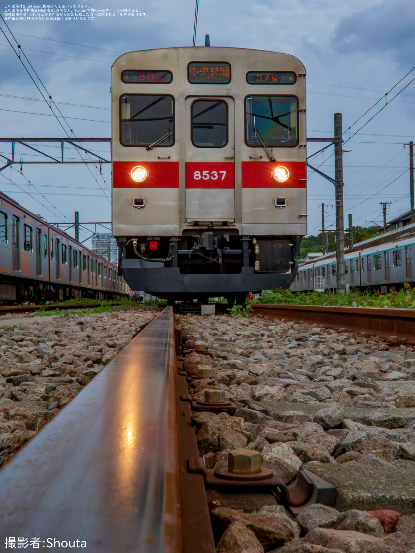 【東急】「8500系8637編成構内乗車・撮影会」開催の拡大写真