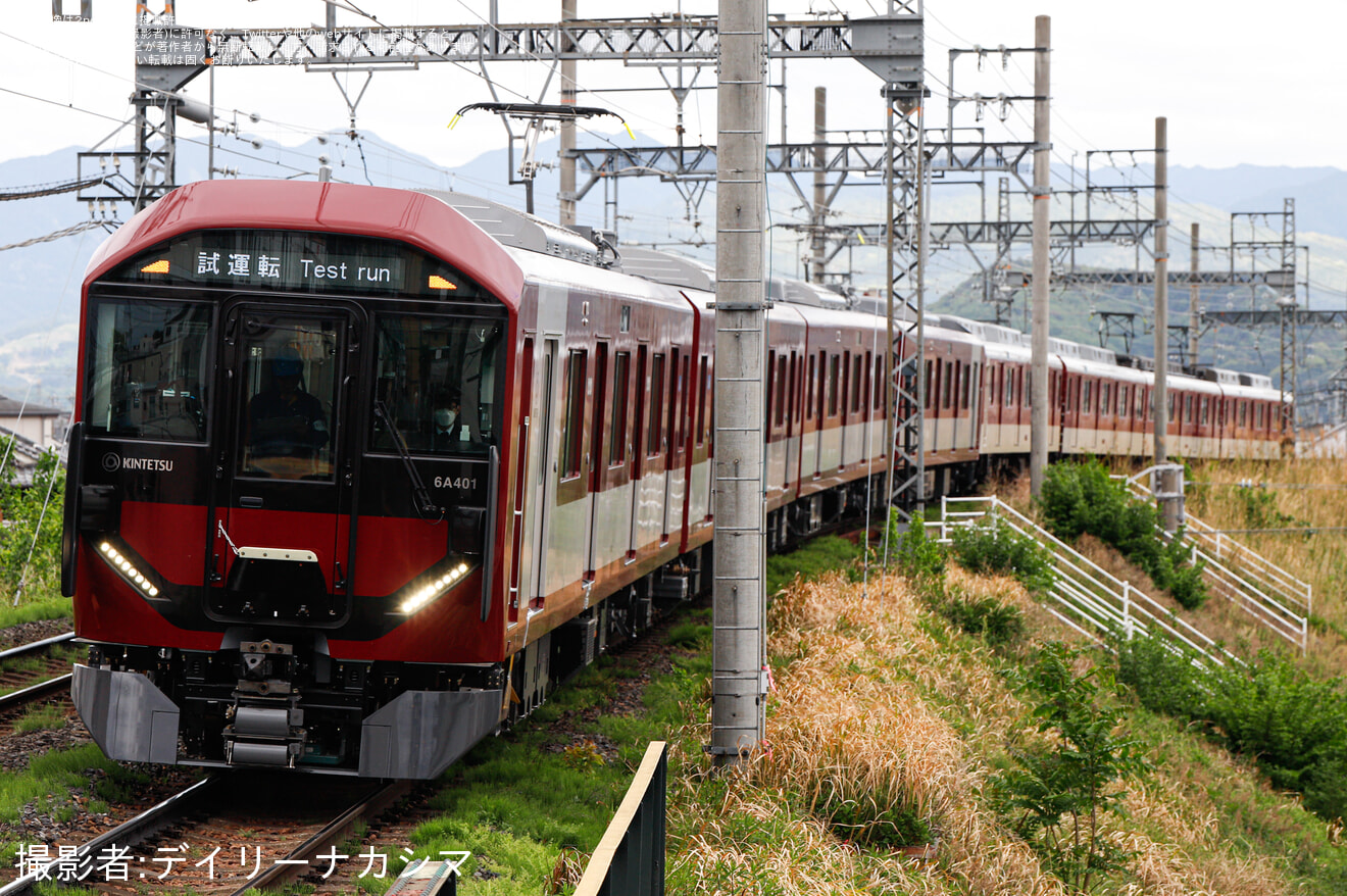【近鉄】6020系C47+6A系6A01南大阪線内性能確認試運転 (併結試運転)の拡大写真