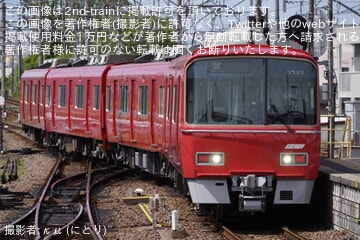 【名鉄】3500系3533Fが舞木検査場を出場し試運転(3500系の機器更新が全編成完了)