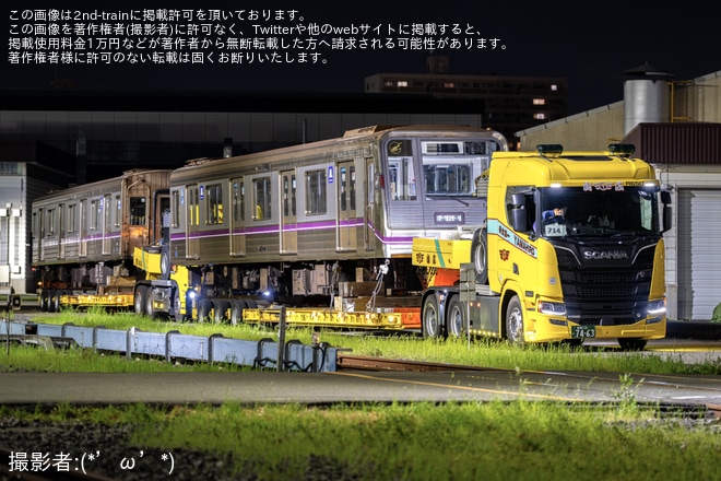 【大阪メトロ】22系22619F廃車陸送（2枚目）