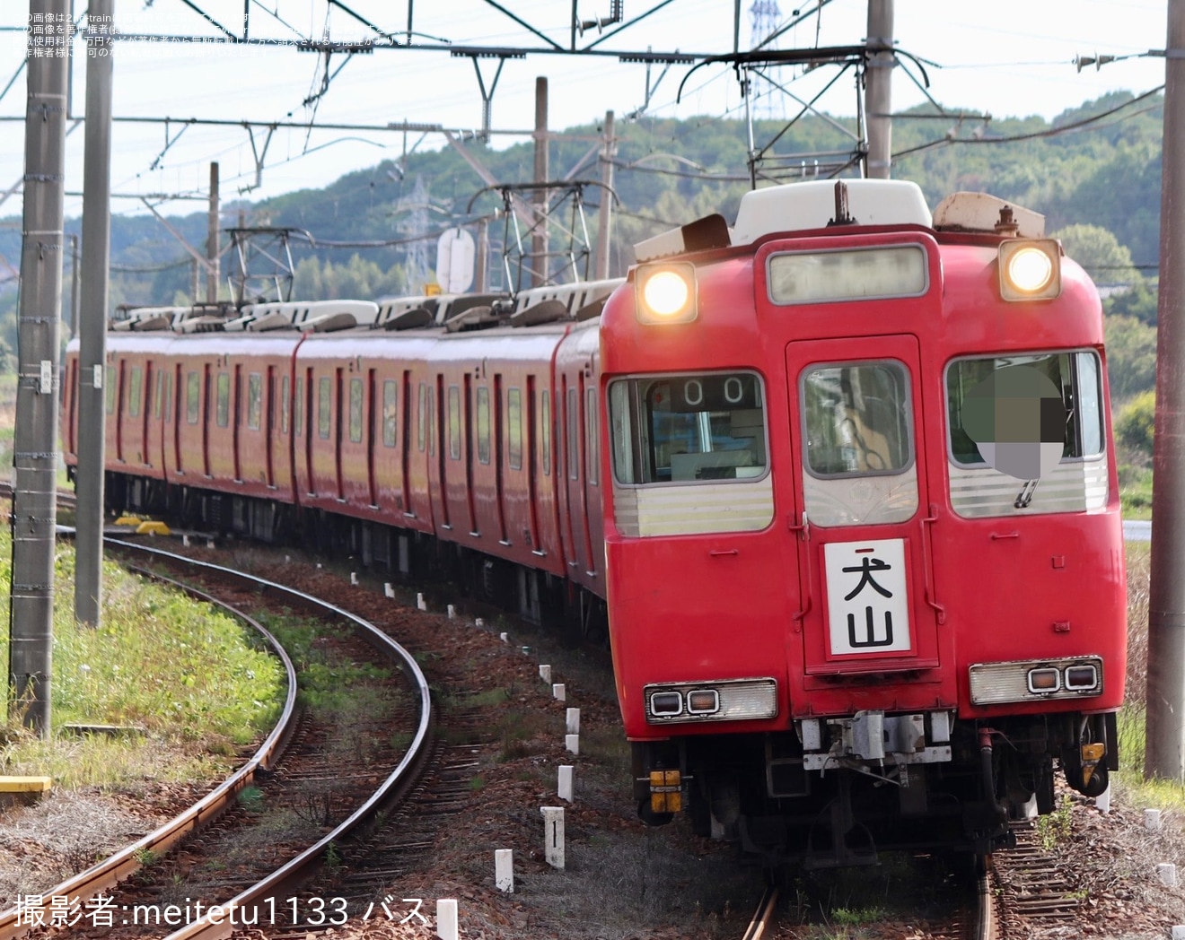 【名鉄】100系214Fが広見線の代走に充当の拡大写真