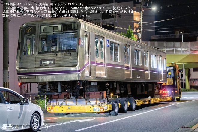 【大阪メトロ】22系22619F廃車陸送（3枚目）