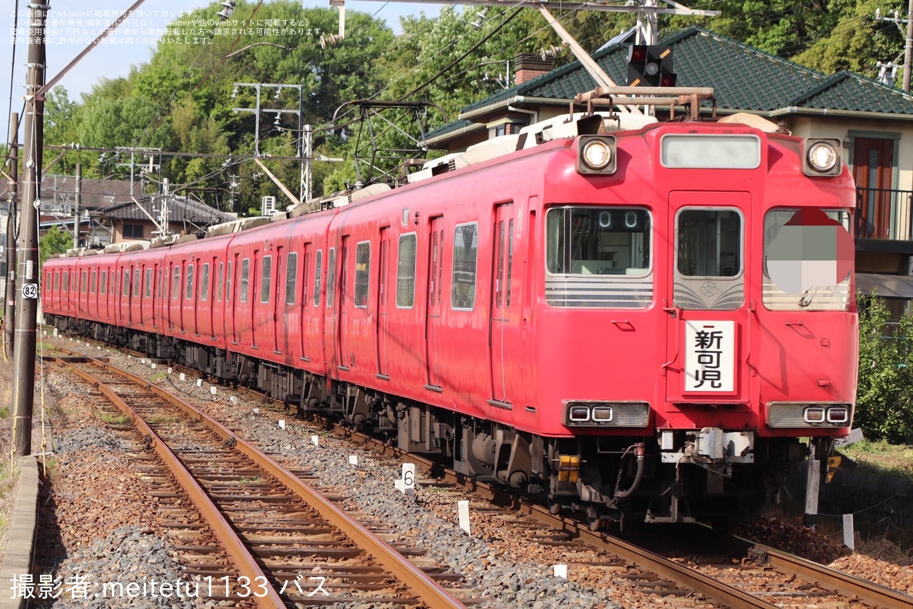 【名鉄】100系214Fが広見線の代走に充当の拡大写真