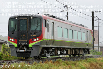 【JR四】2700系気動車2712号車が検査を終えて多度津工場出場