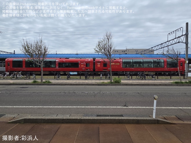 【トキ鉄】「雪月花運行開始10周年記念号」乗車ツアーが催行を不明で撮影した写真