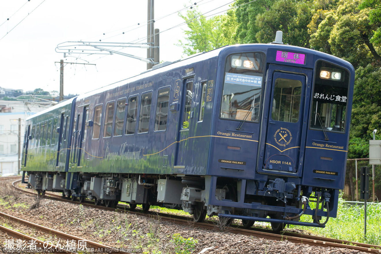 【肥薩】指宿枕崎線乗り入れ「おれんじ食堂特別運転ツアー」が催行の拡大写真