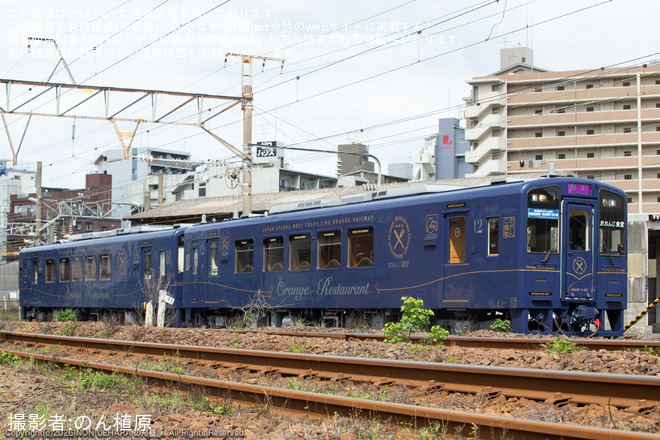 【肥薩】指宿枕崎線乗り入れ「おれんじ食堂特別運転ツアー」が催行を不明で撮影した写真