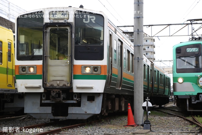を流山検車区で撮影した写真
