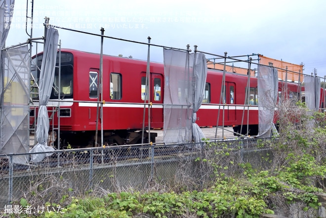 【京急】1500形1719編成1719号車廃車陸送を不明で撮影した写真