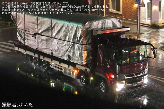 【京急】1500形1719編成1719号車廃車陸送を不明で撮影した写真