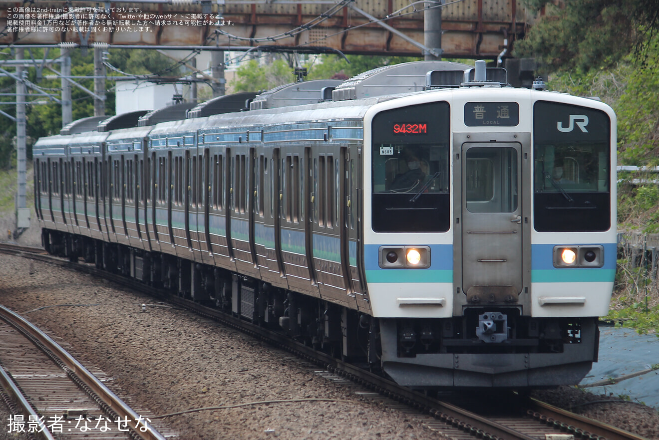 【JR東】「武蔵小金井駅開業100周年記念!211系撮影会」開催に伴う臨時回送の拡大写真