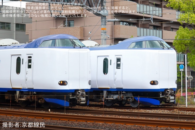 【JR西】271系HA655編成吹田総合車両所本所出場試運転を不明で撮影した写真