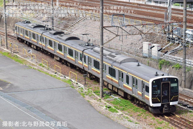 【JR東】E131系600番台ヤマTN3編成大宮総合車両センター入場回送（1枚目）