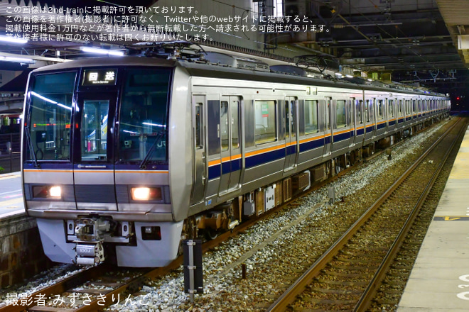 【JR西】和田岬線専用の207系X1編成が網干総合車両所本所出場回送（1枚目）