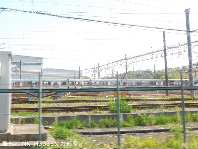 【芝山】3500形3540Fから一部設備が撤去（1枚目）
