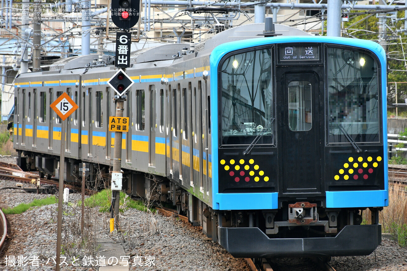 【JR東】E131系神奈川・横浜プレDCだョ!全員集合撮影会 展示車両送込み回送の拡大写真