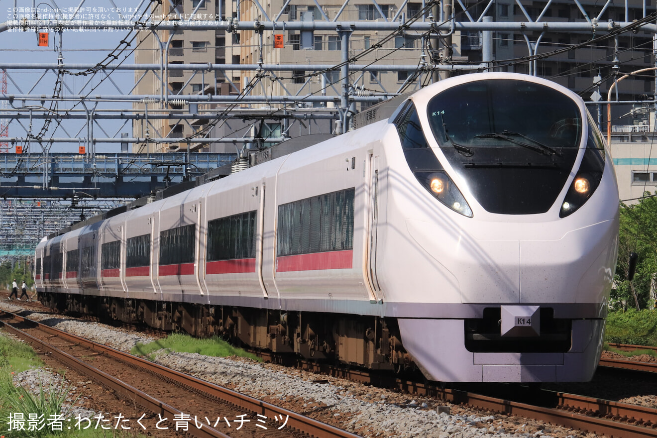【JR東】臨時特急「絶景ネモフィラ平塚号」を運行(2026年4月)の拡大写真