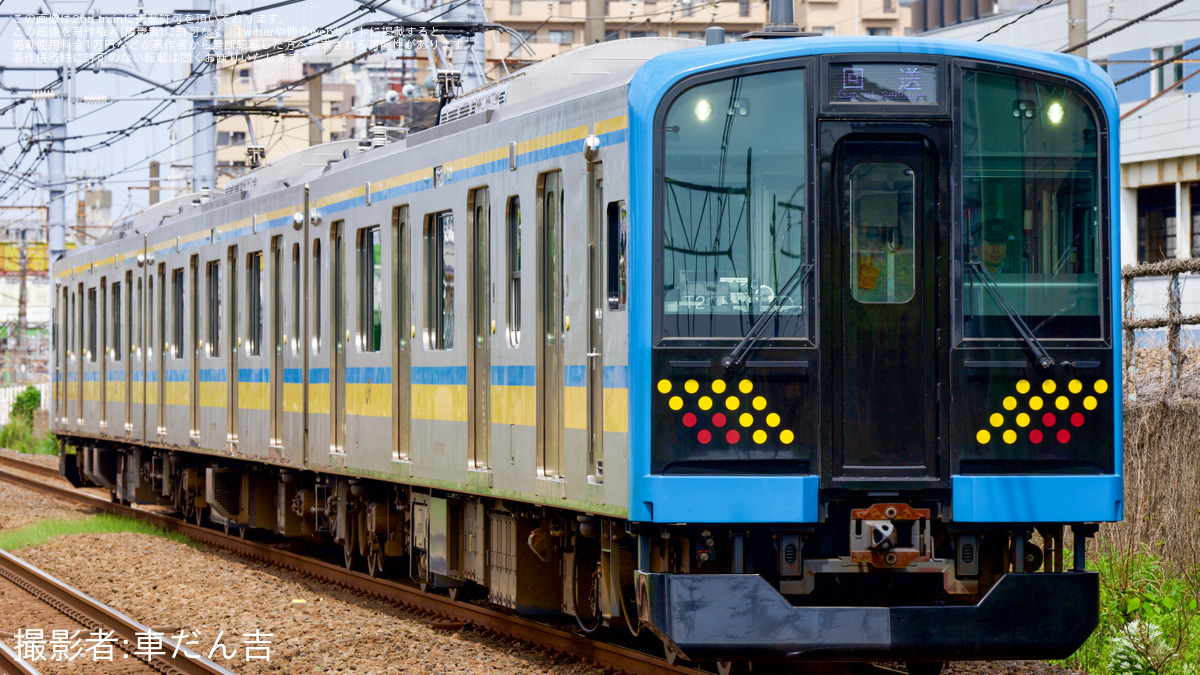JR東】E131系神奈川・横浜プレDCだョ!全員集合撮影会 展示車両送込み