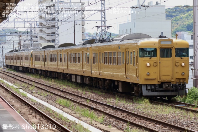 【JR西】115系セキN-06+N-19編成試運転（2枚目）