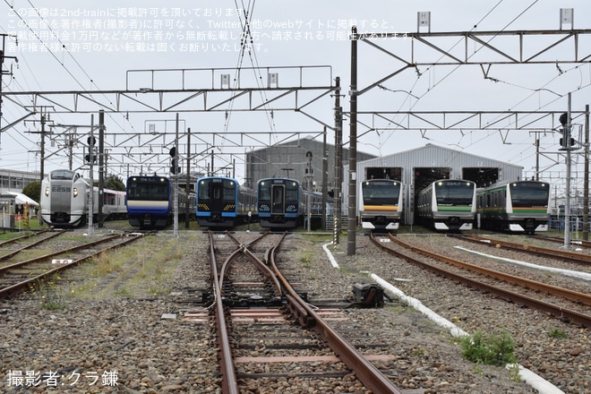 を鎌倉車両センター本所で撮影した写真